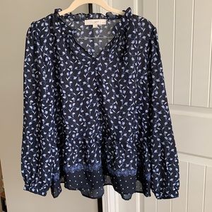Long sleeve blouse